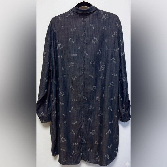 Ariat Women's Camp Dress Denim Blue X-Large - Picture 4 of 10